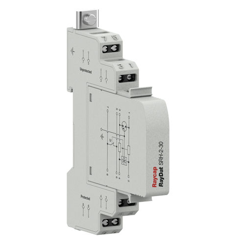 Protector de sobretensión categoría D1/C1/C2/C3 - RayDat SRH-2 - Raycap - para redes de telecomunicaciones / para línea de transmisión de datos y telecomunicación / con descarga de gas
