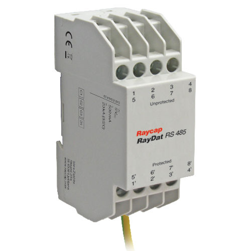 Protector de sobretensión RS-485 - RayDat RS 485 - Raycap - para LAN / compacto / con descarga de gas