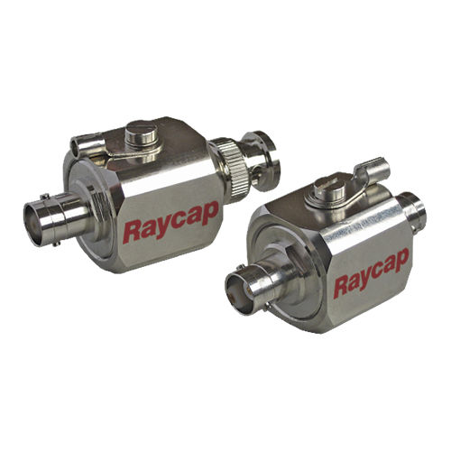 Protector de sobretensión categoría C1/C2/C3 - RayDat CP BNC - Raycap - para cable coaxial RF / BNC coaxial / en línea