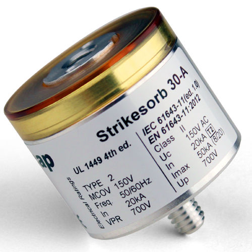 Protector de sobretensión clase II - Strikesorb 30 - Raycap - clase I / compacto / con varistor