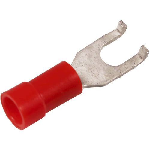 Terminal sin soldadura con horquilla - A1537GB - Elpress - de tornillo / tubular / aislado