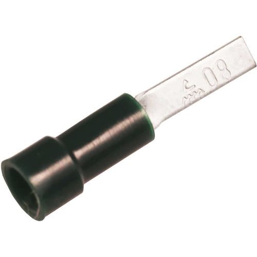 Terminal sin soldadura rectangular - A0825SFK - Elpress - tubular / aislado / de cobre