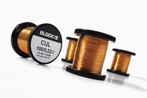Hilo eléctrico esmaltado - CUL series - Block Transformatoren-Elektronik - de cobre / de poliuretano / monocatenario