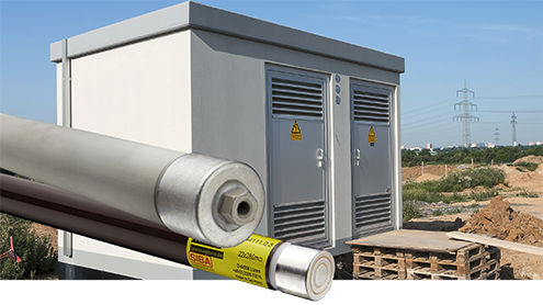 Fusible para transformador - VT series - SIBA - cilíndrico / de alta tensión