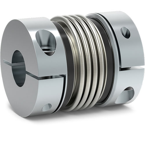 Acoplamiento flexible - BKL series - R+W Italia S.r.l - de fuelle / de aluminio / con medida de par