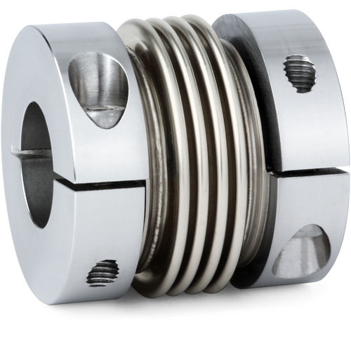 Acoplamiento flexible - BKS series - R+W Italia S.r.l - de fuelle / de acero inoxidable / con medida de par