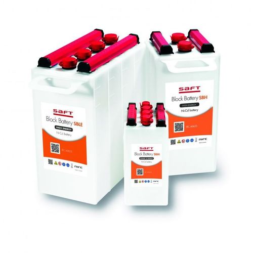 Batería de NiCd SB series SAFT bloque / industrial / para