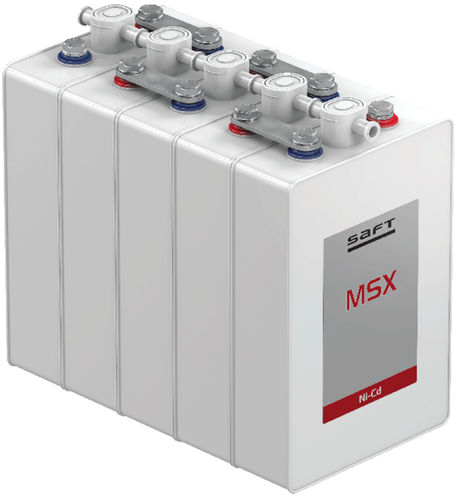 Batería de NiCd - MRX - SAFT - bloque / para alimentación de emergencia / ISO