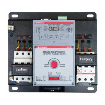 Commutador de transferencia automático - FATS Series - Federal Elektrik - para generador / 4 polos / 3 polos