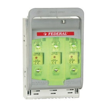 Interruptor seccionador tripolar - FHS series - Federal Elektrik - con fusible NH / industrial