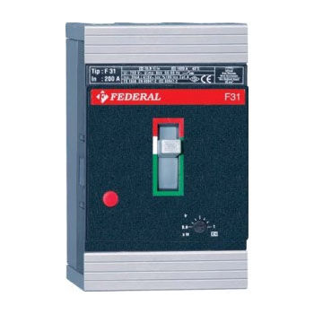 Disyuntor magnetotérmico - F31 series - Federal Elektrik - 3 polos / en caja moldeada / fijo