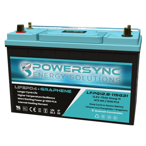 Batería LiFePO4 - LFPG12.8-115G31 - POWERSYNC Energy Solutions - prismática / 12 V / IEC
