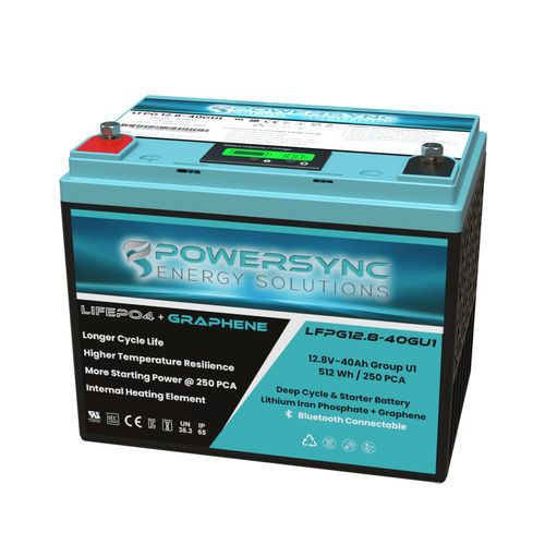 Batería LiFePO4 - LFPG12.8-40GU1 - POWERSYNC Energy Solutions - prismática / 12 V / IEC