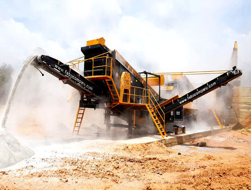 Unidad de machacado y cribado de impacto - MCK-90 - Fabo Crushing Screening & Concrete Plants - móvil / primaria / secundaria