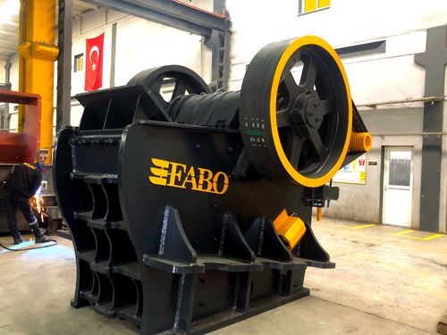 Machacadora de mandíbula - CLK-110 SERIES - Fabo Crushing Screening & Concrete Plants - estacionaria / primaria