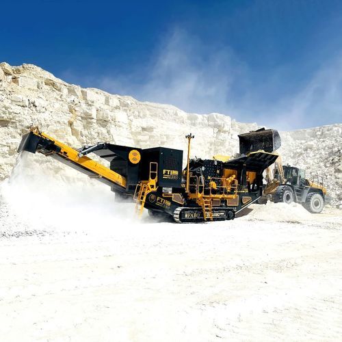 Unidad de machacado y cribado de impacto - FTI-130 - Fabo Crushing Screening & Concrete Plants - móvil / con orugas