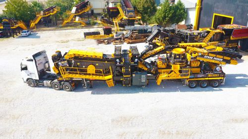 Unidad de machacado y cribado de impacto con eje vertical - MVSI 900 - Fabo Crushing Screening & Concrete Plants - móvil