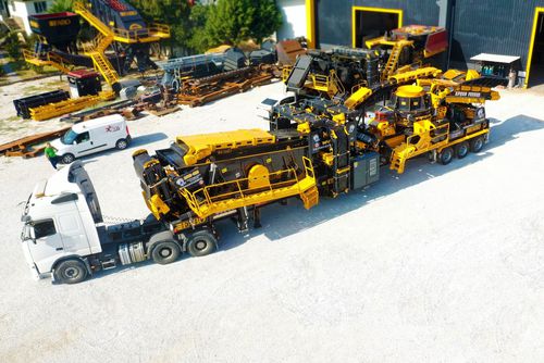 Unidad de machacado y cribado de impacto con eje vertical - MVSI-900 - Fabo Crushing Screening & Concrete Plants - móvil / para la producción de arena