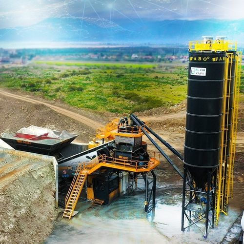Planta de hormigón móvil - TURBOMIX-100 - Fabo Crushing Screening & Concrete Plants - automática