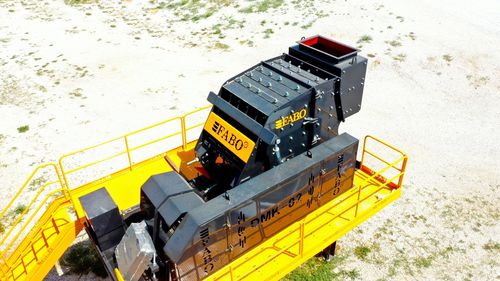 Machacadora de impacto - DMK-02 series - Fabo Crushing Screening & Concrete Plants - estacionaria / secundaria