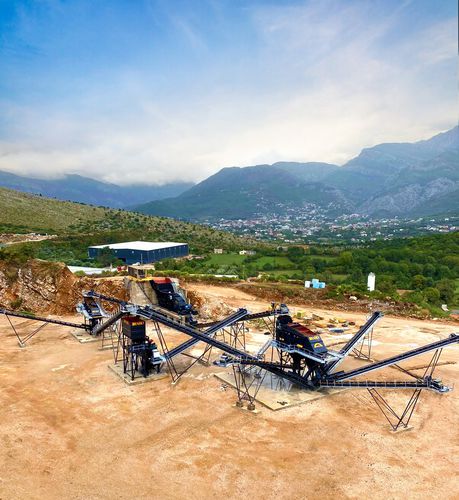 Unidad de machacado y cribado de impacto - Fabo Crushing Screening & Concrete Plants - estacionaria / primaria