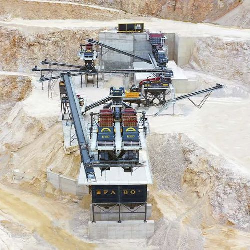 Unidad de machacado y cribado estacionaria - Fabo Crushing Screening & Concrete Plants - de impacto / primaria / secundaria