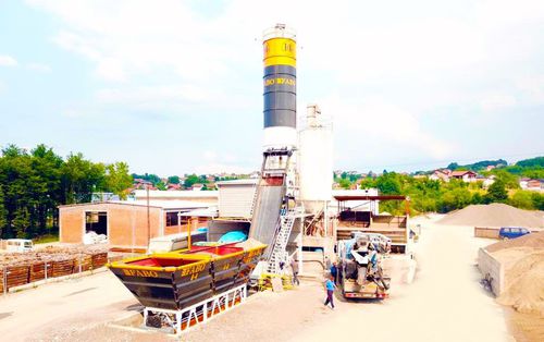 Planta de hormigón estacionaria - Fabo Crushing Screening & Concrete Plants - compacta