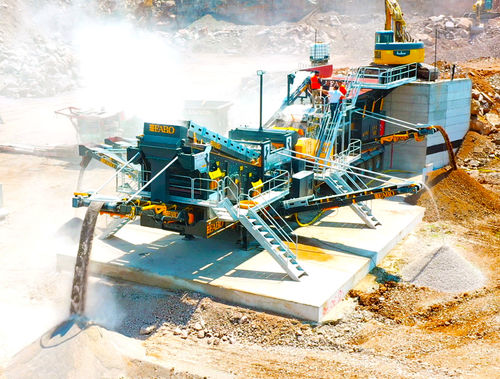 Unidad de machacado y cribado de impacto - PRO-150 - Fabo Crushing Screening & Concrete Plants - móvil / primaria / alta capacidad