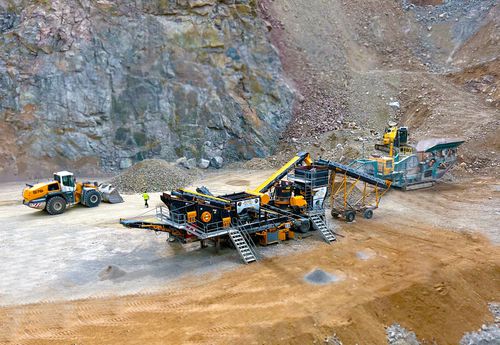 Machacadora de cono - MCC-200 - Fabo Crushing Screening & Concrete Plants - móvil / para material mineral
