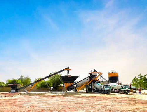 Planta de hormigón móvil - TURBOMIX-100 - Fabo Crushing Screening & Concrete Plants