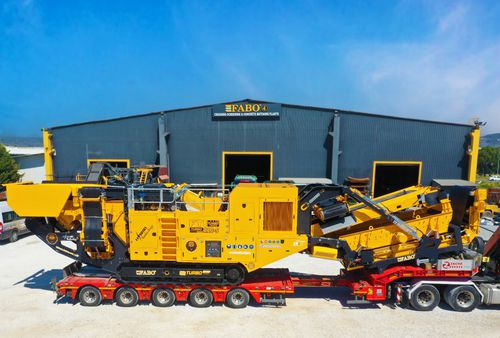 Unidad de machacado y cribado de impacto - FTI-110s - Fabo Crushing Screening & Concrete Plants - móvil / compacta / primaria
