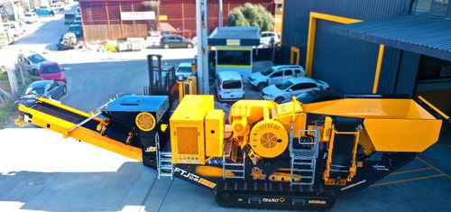 Machacadora de mandíbula - FTJ 11-60 - Fabo Crushing Screening & Concrete Plants - móvil / compacta / primaria