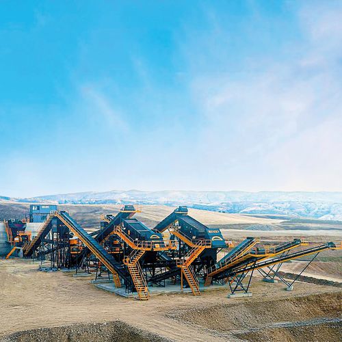 Unidad de machacado y cribado de mandíbula - Fabo Crushing Screening & Concrete Plants - estacionaria / alta capacidad / para piedras