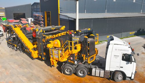 Unidad de machacado y cribado móvil - MTK 130 - Fabo Crushing Screening & Concrete Plants - de impacto / para la producción de arena / alta capacidad