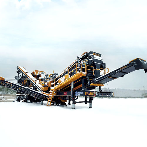 Machacadora de impacto con eje vertical - MVSI 900 - Fabo Crushing Screening & Concrete Plants - móvil / alta capacidad / para piedra dura