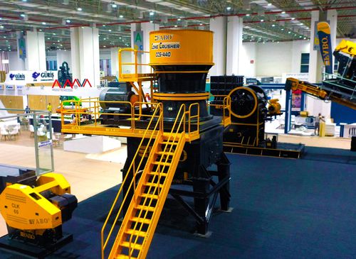 Machacadora de cono - CCS-440 - Fabo Crushing Screening & Concrete Plants - estacionaria / alta capacidad / para piedras