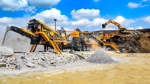 Unidad de machacado y cribado de mandíbula - MCK-115 - Fabo Crushing Screening & Concrete Plants - móvil / alta capacidad / para piedra dura