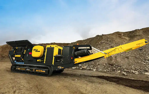 Machacadora de mandíbula - FTJ-11-60 - Fabo Crushing Screening & Concrete Plants - móvil / con motor diésel / compacta
