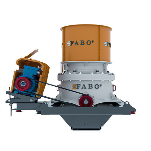 Machacadora de cono - CC-200 - Fabo Crushing Screening & Concrete Plants - estacionaria / secundaria / para material mineral