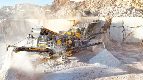 Unidad de machacado y cribado de impacto - PRO-150 - Fabo Crushing Screening & Concrete Plants - móvil / alta capacidad / para piedra caliza