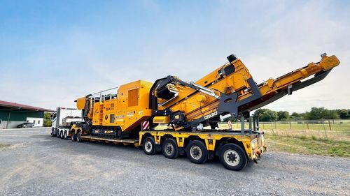 Unidad de machacado y cribado de impacto - FTI-110s - Fabo Crushing Screening & Concrete Plants - móvil / compacta / con orugas