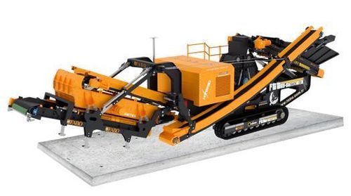 Machacadora de impacto con eje vertical - FTT-100-S - Fabo Crushing Screening & Concrete Plants - móvil / con motor diésel / para la producción de arena