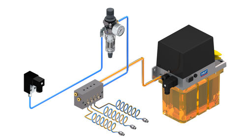 Sistema de lubricación aire-aceite - SKF Lubrication Systems Germany GmbH - para husillo / para rodamientos / eléctrico