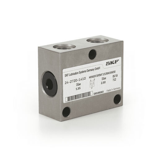 Repartidor de caudal de pistón - SMT 1 - SKF Lubrication Systems Germany GmbH - de 2 vías / hidráulico / de aceite