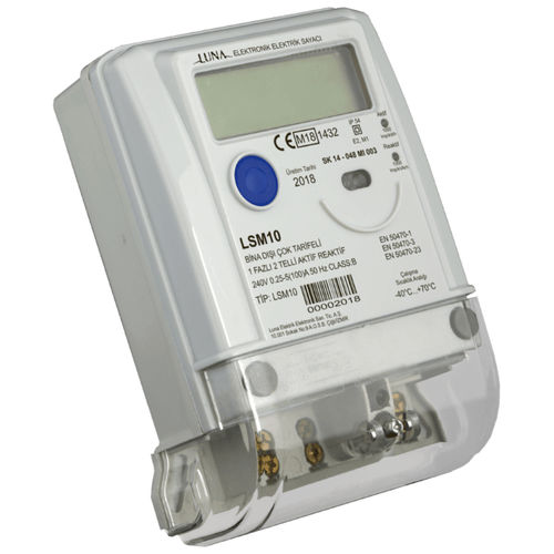 Contador de energía eléctrica monofásico - LSM10 - Luna Elektrik - de pared / con pantalla LCD