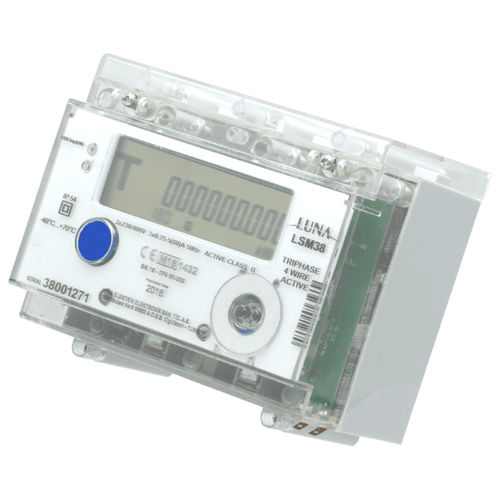 Contador de energía eléctrica trifásico - LSM38 - Luna Elektrik - para montaje sobre panel / con pantalla LCD