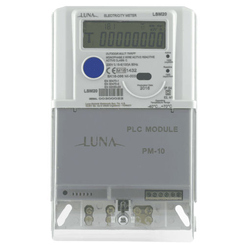 Contador de energía eléctrica monofásico - LSM20 - Luna Elektrik - de pared / RS-485 / 50 Hz
