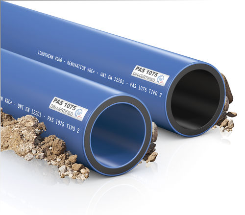 Tubería rígida para agua potable - RENOVATION VRC + - Idrotherm 2000 - de polietileno PE / para transporte / para aplicaciones sanitarias