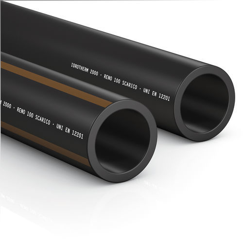 Tubería rígida para agua - RENO 100 WASTE - Idrotherm 2000 - para aguas residuales / de polietileno PE / de alta presión