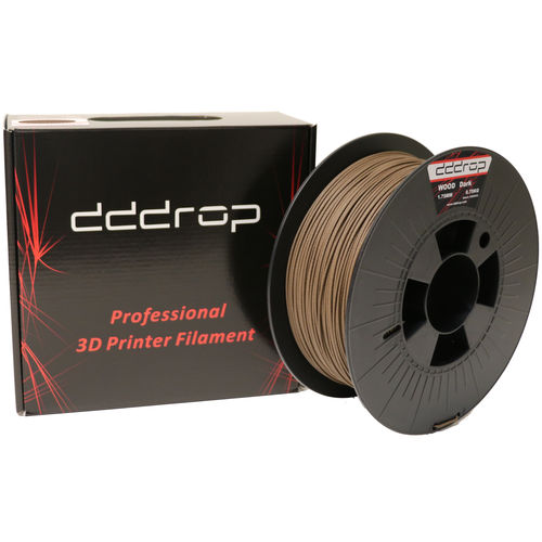 Filamento de PLA para impresora 3D - dddrop - 1,75 mm / beis / reforzada con fibras de madera